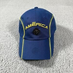 Club America Hat Cap Strapback Soccer Football Aguilas Blue Adjustable